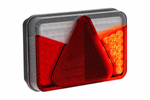 ASPÖCK MULTILED V Rückleuchte Bajonett 8PIN 6 Funktionen rechts
