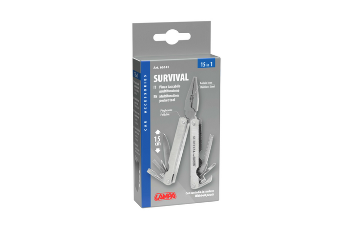 LAMPA 66141 Multi-Tool 15-in-1 im Taschenformat