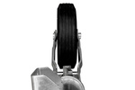 UNITRAILER automatisches Stützrad mit Halterung 250 kg 60 mm 785–955 mm