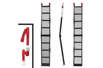 ProPlus 390094 klappbare Auffahrrampen aus Stahl für Anhänger, 203 cm, 680 kg, 2er-Set