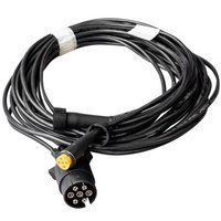 ASPÖCK Elektroinstallation Anhängerkabelbaum 5 m 7 polig Stecker Bajonett 2x 5 polig