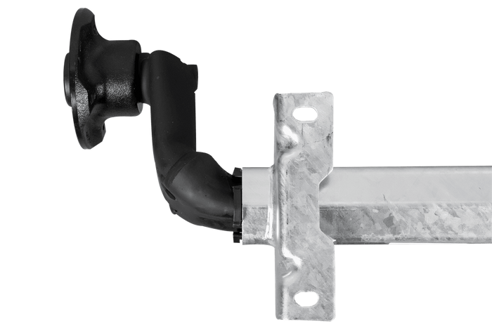 AL-KO OPTIMA ungebremste Achse für Anhänger 750kg 1300mm 1730mm 4x100
