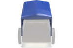 Blaue Hochplane für Garden Trailer 200 KIPP